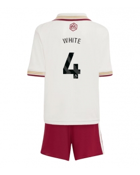 Billige Fotballdrakt Arsenal Ben White #4 Replika Tredjedraktsett Barn 2025-26 Kortermet (med bukser)